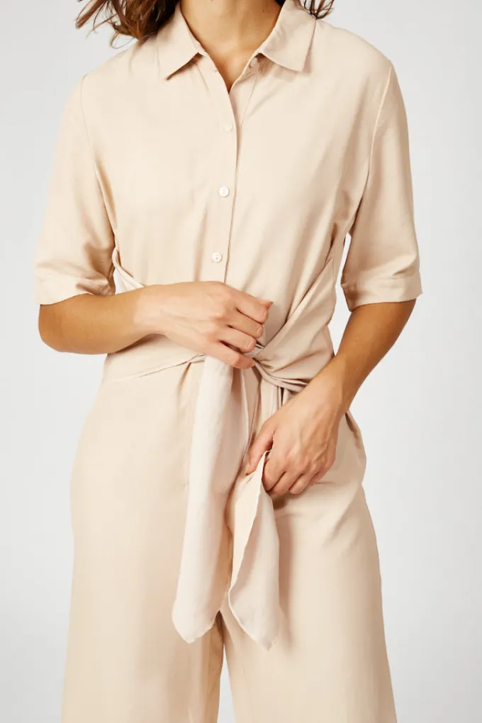 Silk & Salt the rubin jumpsuit- powder pink^ Jumpsuits