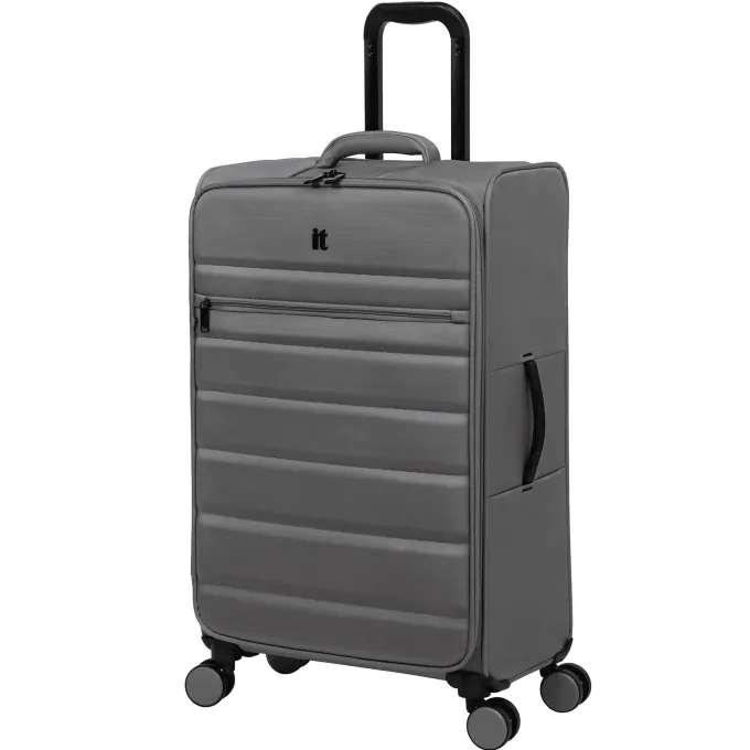 Silk & Salt it luggaAccuracy 28 Softside Checked 8 Wheel Spinner^ Checked Luggage