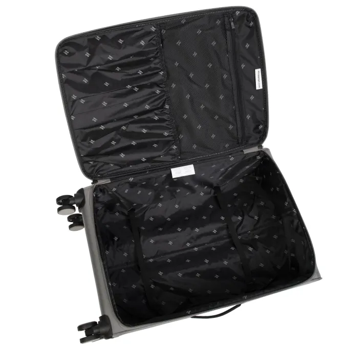 Silk & Salt it luggaAccuracy 28 Softside Checked 8 Wheel Spinner^ Checked Luggage