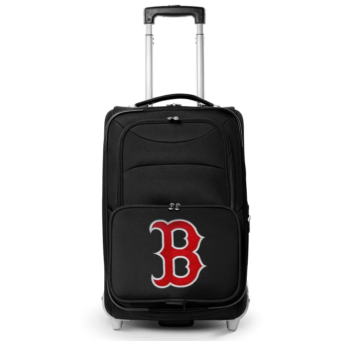 Silk & Salt Boston Red Sox 21 Rolling Carry-On Suitcase^ Carry On Luggage
