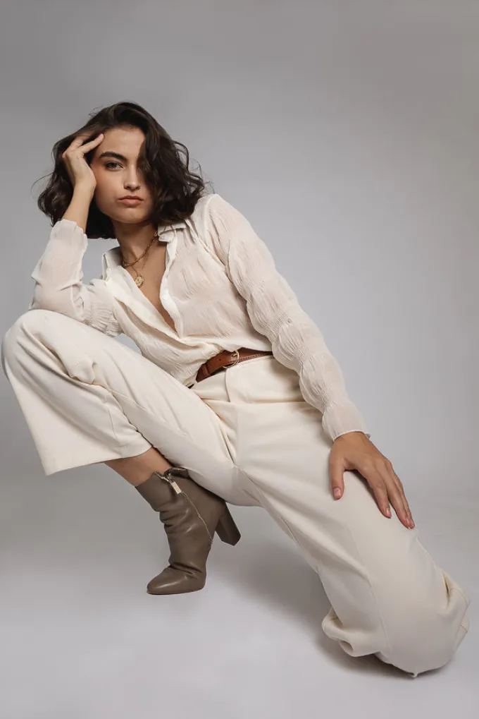 Silk & Salt my stunning suit pants - cream^ Pants